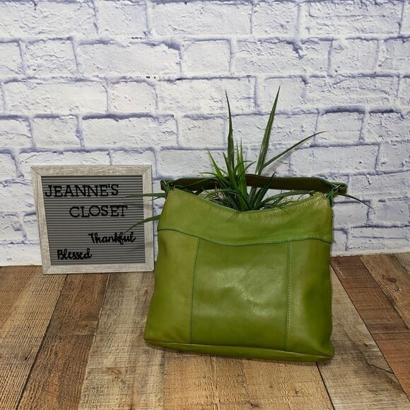 Kate spade green leather shoulder bag - Picture 9 of 12